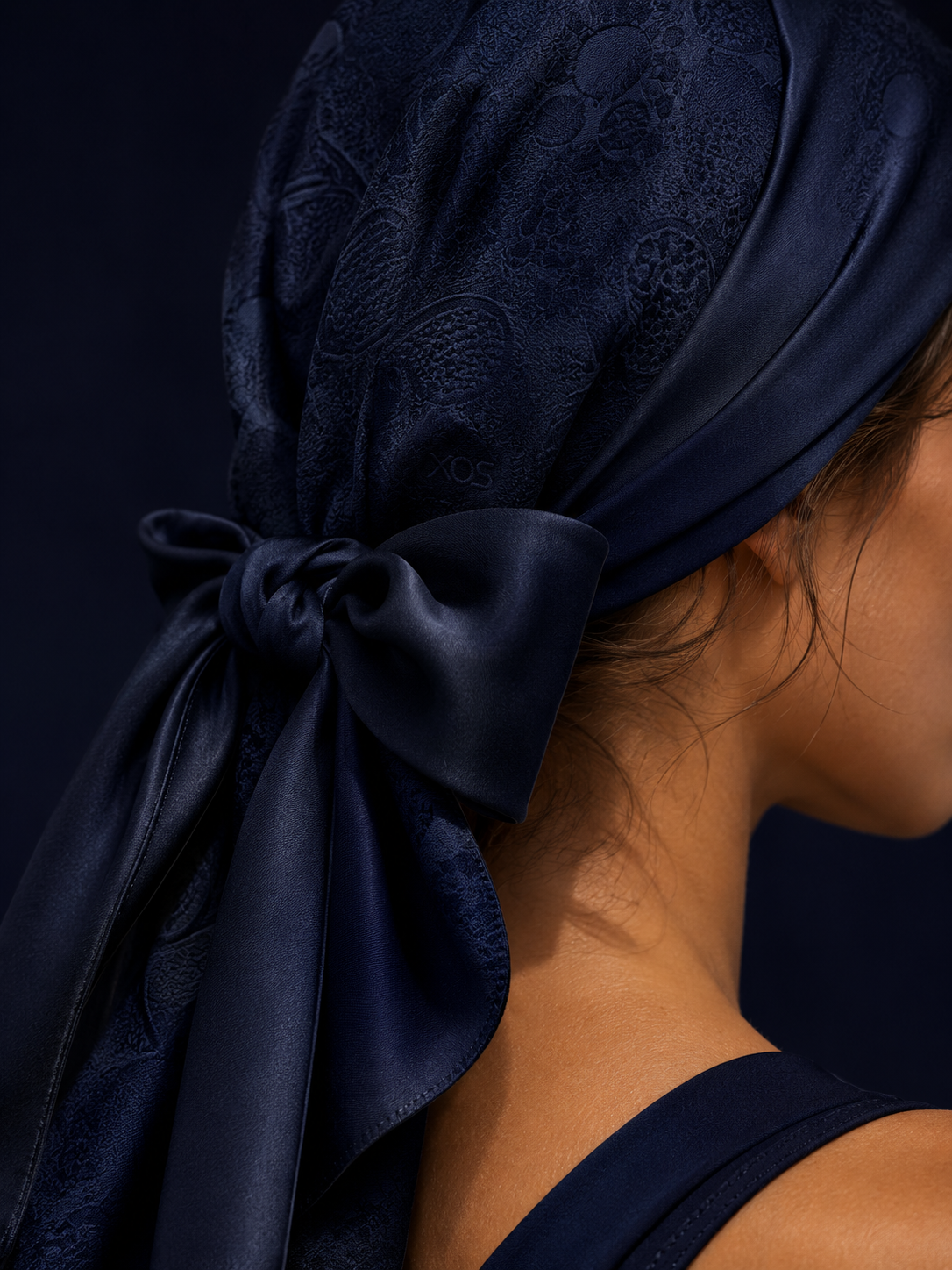 XOS° Scarf — satin bow detail